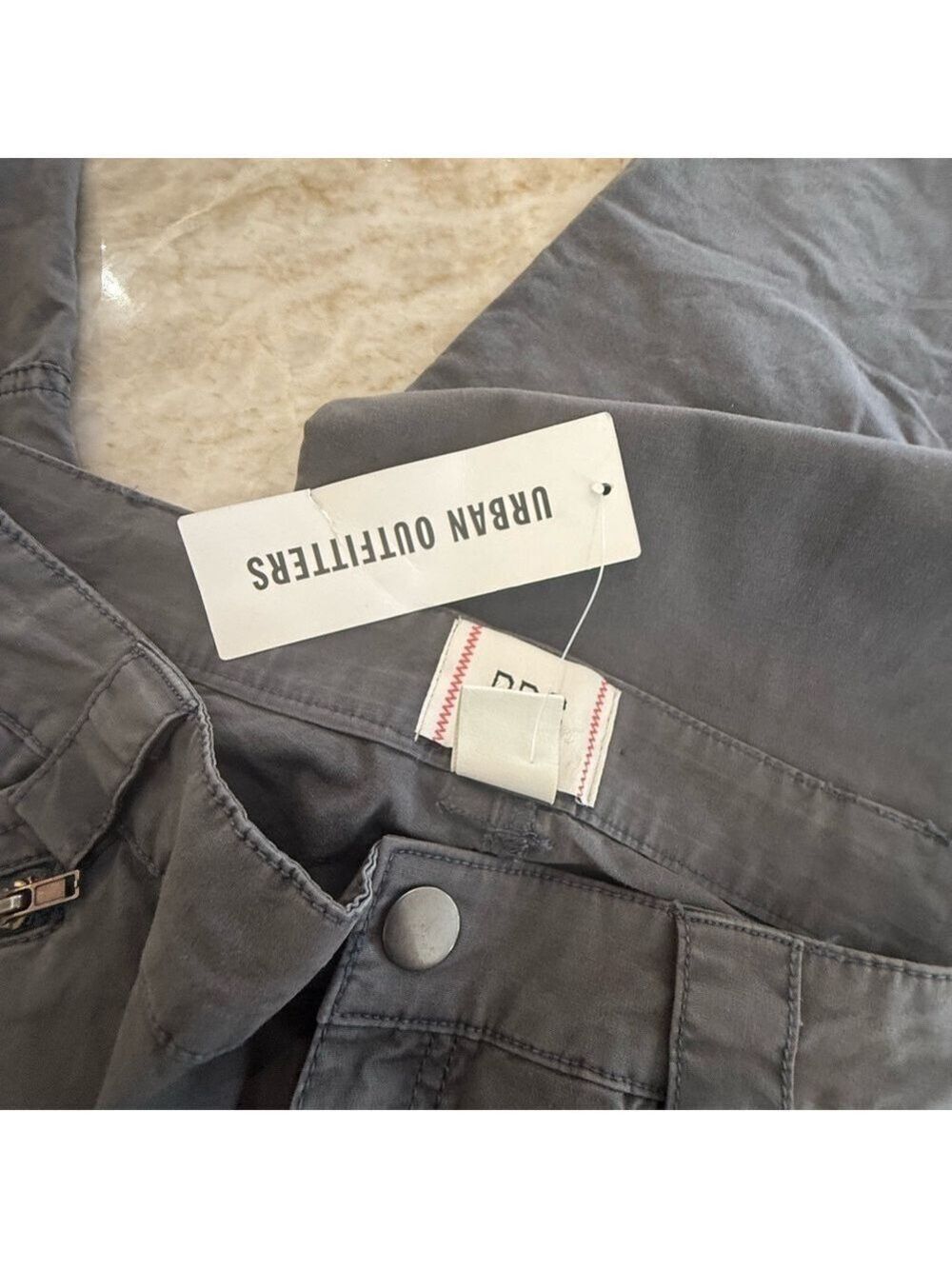 BDG Harper Moto Gray Boot Cut cargo accent Pants urban outfitters - Picture 5 of 13